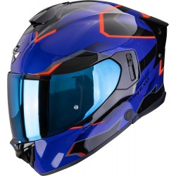 Каска Scorpion Exo 530 Clip Black/Blue/Red