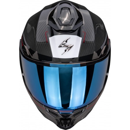 Каска SCORPION EXO-1500 CARBON AIR ZITY Black-Red-Blue