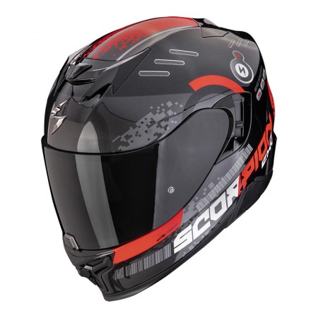 Каска SCORPION EXO-R1 Evo Air Blaze Black-White