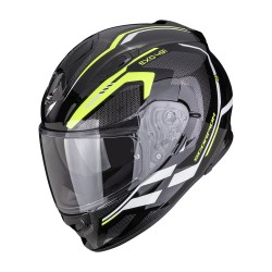Каска Scorpion Exo 491 Kripta Black-Neon-Yellow-White