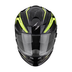 Каска Scorpion Exo 491 Kripta Black-Neon-Yellow-White