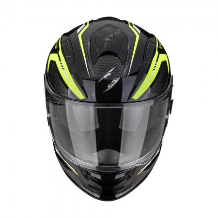Каска Scorpion Exo 491 Kripta  Black-Neon-Yellow-White