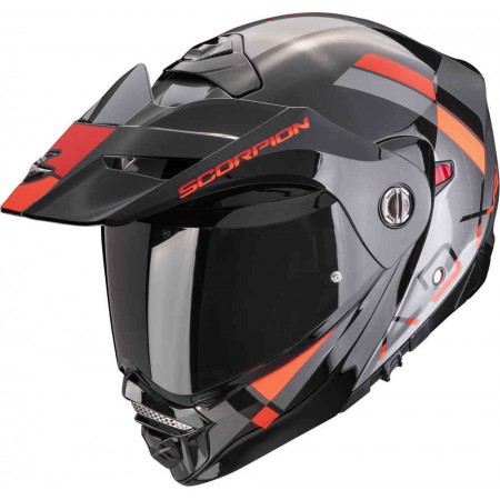 Каска Scorpion Exo ADX-2 Galane Black/Grey/Red Каска Scorpion Exo ADX-2 Galane Black/Grey/Red