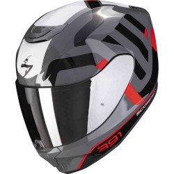 Каска Scorpions Exo 391 Arok Grey/Black/Red Каска Scorpions Exo 391 Arok Grey/Black/Red
