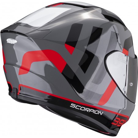 Каска Scorpions Exo 391 Arok Grey/Black/Red Каска Scorpions Exo 391 Arok Grey/Black/Red