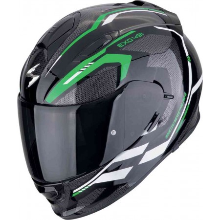 Каска Scorpions Exo 491 Kripta Black Black/Green/White