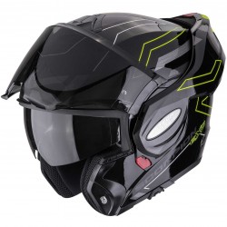 Каска Scorpion Exo-TECH EVO CONQUER Black/Neon/Yellow