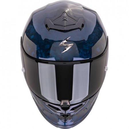 Каска SCORPION EXO-R1 Evo Onyx Air Blue