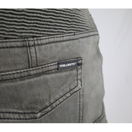 Мото дънки TRILOBITE ACID SCRAMBLER 2.0 GREY DOUBLELAYER AAA