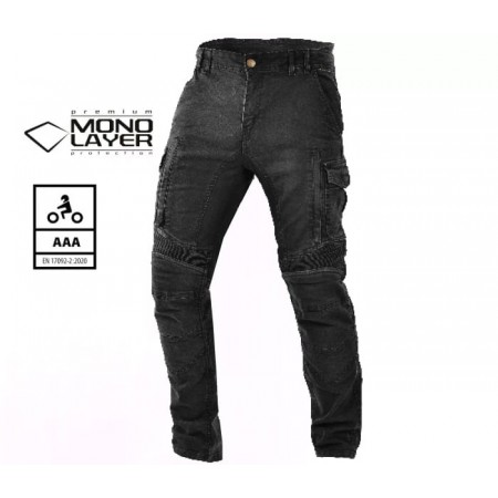 Мото дънки TRILOBITE ACID SCRAMBLER 2.0 BLACK AAA