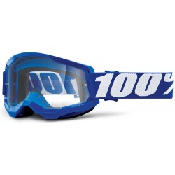 Мотокрос очила 100% Strata 2 Blue Clear - Прозрачна леща