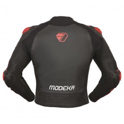 Кожено Мото Яке Modeka Yron Black/Red Кожено Мото Яке Modeka Yron Black/Red