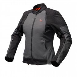 Дамско мото яке с водоусточива мембрана Modeka Muva Dark Grey Black