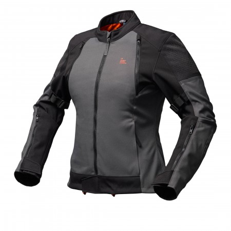Дамско мото яке с водоусточива мембрана Modeka Muva Dark Grey Black