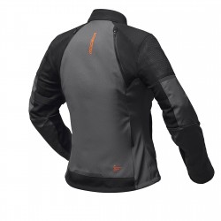 Дамско мото яке с водоусточива мембрана Modeka Muva Dark Grey Black