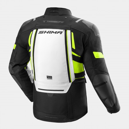 Туристическо мото яке 4 сезона SHIMA DUNE 2.0 MEN G2 FLUO