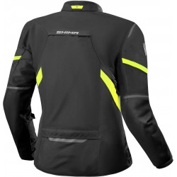 Дамско мото яке 4 сезона SHIMA RUSH 2 Lady Fluo + протектор за гръб