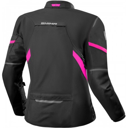 Дамско мото яке 4 сезона SHIMA RUSH 2 Lady Pink + протектор за гръб Дамско мото яке 4 сезона SHIMA RUSH 2 Lady Pink + протектор за гръб