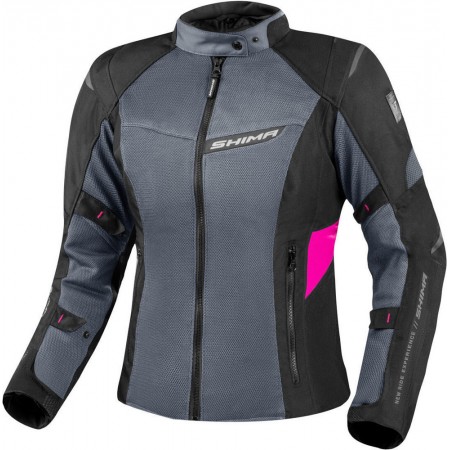 Дамско мото яке 4 сезона SHIMA RUSH 2 Lady Pink + протектор за гръб Дамско мото яке 4 сезона SHIMA RUSH 2 Lady Pink + протектор за гръб
