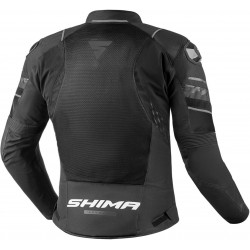 Спортно лятно мото яке SHIMA MESHPRO 2.0 MEN BLACK + Протектор за гръб