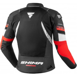 Лятно мото яке SHIMA MESHPRO 2.0 MEN RED + Протектор за гръб