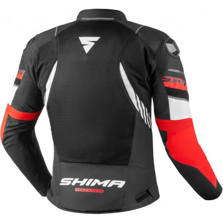 Лятно мото яке SHIMA MESHPRO 2.0 MEN RED + Протектор за гръб