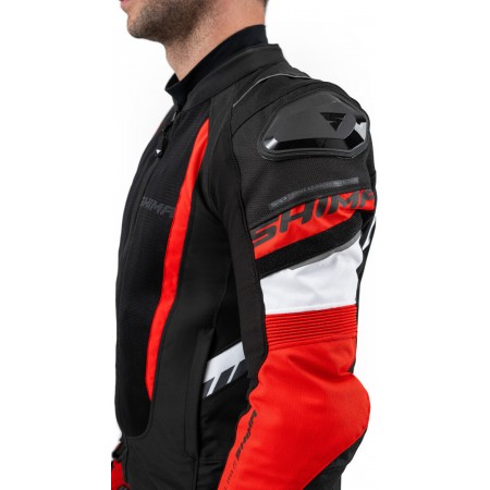 Лятно мото яке SHIMA MESHPRO 2.0 MEN RED + Протектор за гръб