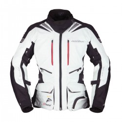 Дамско мото яке 4 сезона Modeka Panamericana Light Grey/Black