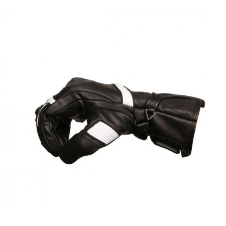 Мото ръкавици Modeka Miako Black/White Мото ръкавици Modeka Miako Black/White