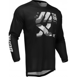 Мотокрос блуза THOR LAUNCHMODE Brave Jersey Black/Gray