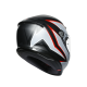 КАСКА AGV K-6 S FLASH MATT BLACK/GREY/RED