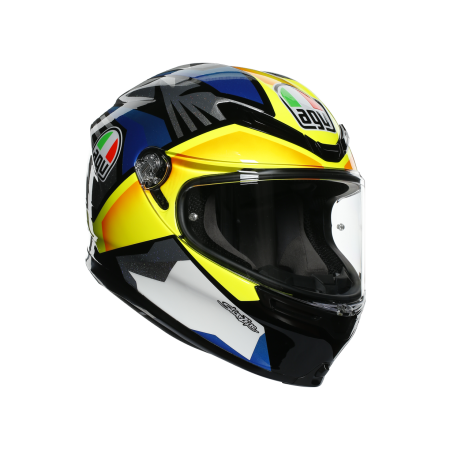 КАСКА AGV K-6 S JOAN BLACK/BLUE/YELLOW