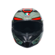 КАСКА AGV K3 - DECEPT MATT BLACK/GREEN/RED