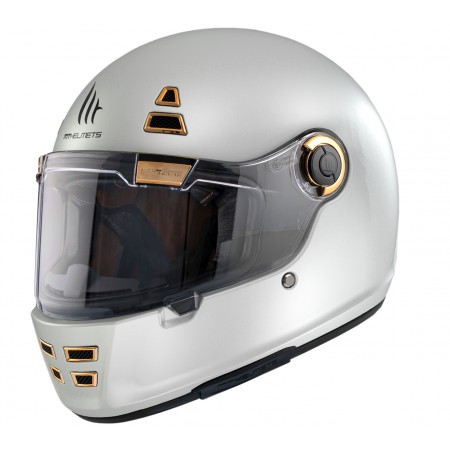 Каска MT JARAMA A0 GLOSS PEARL WHITE