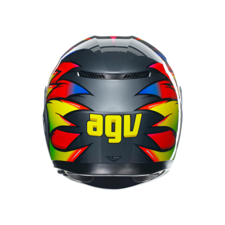 КАСКА AGV K3 -BIRDY 2.0 GREY/YELLOW/RED