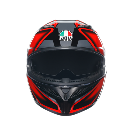 КАСКА AGV K3 -COMPOUND BLACK/RED