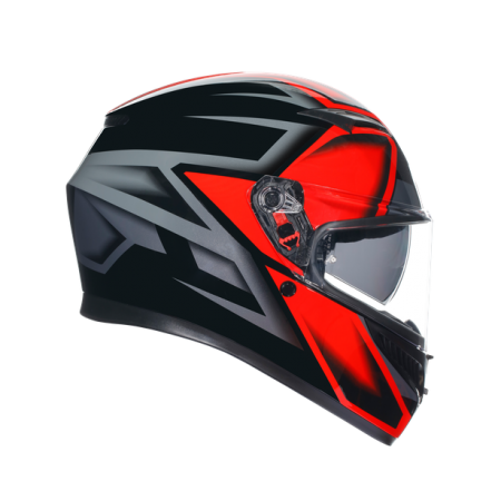 КАСКА AGV K3 -COMPOUND BLACK/RED