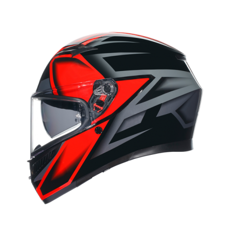 КАСКА AGV K3 -COMPOUND BLACK/RED