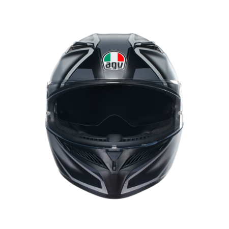 КАСКА AGV K3 COMPOUND MATT BLACK/GREY