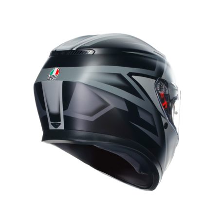 КАСКА AGV K3 COMPOUND MATT BLACK/GREY