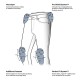 Мото дънки Rebelhorn Classic Mono - Черни