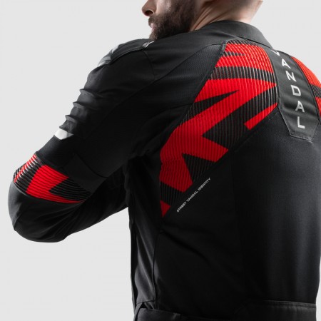 Текстилно мото яке REBELHORN VANDAL 2 AIR BLACK/RED