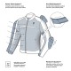 Текстилно яке REBELHORN ECHO BL