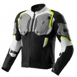 Текстилно мото яке Rebelhorn Borg 2 Black/Grey/Fluo/Yellow