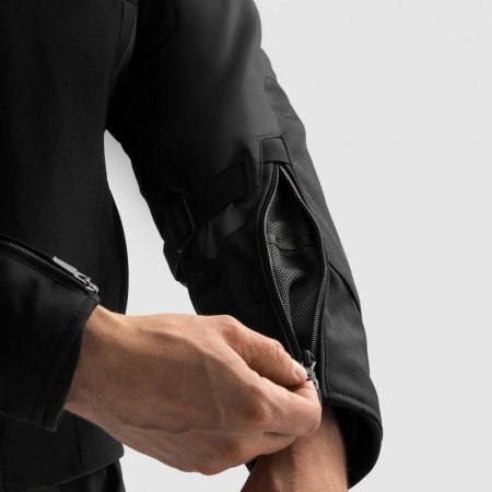 Текстилно мото яке Rebelhorn Borg 2 - Черен