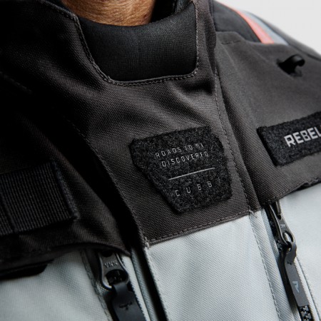 Текстилно яке REBELHORN CUBBY-V-BLUE/GREY/RED