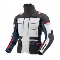 Текстилно яке REBELHORN CUBBY-V-BLUE/GREY/RED
