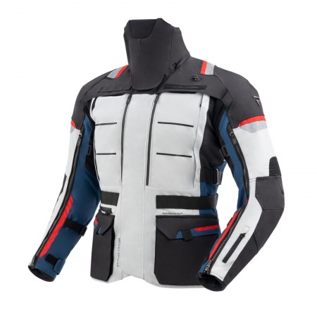 Текстилно яке REBELHORN CUBBY-V-BLUE/GREY/RED