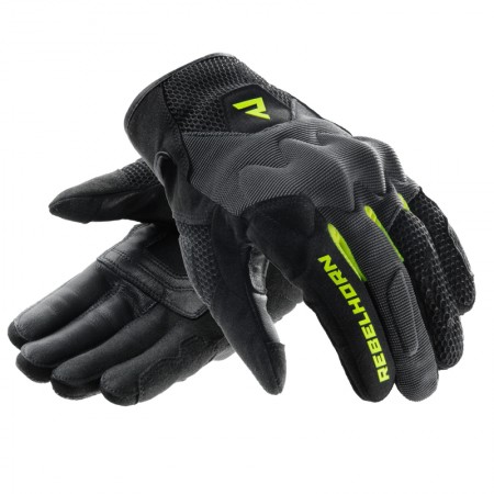 Текстилни ръкавици Rebelhorn Core Black/Yellow