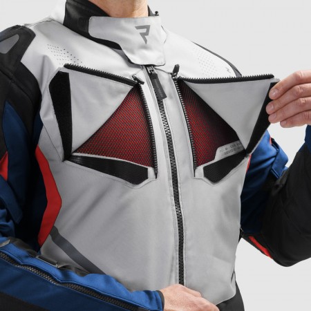 Текстилно яке Rebelhorn Hiker 4 Light Grey Blue Red